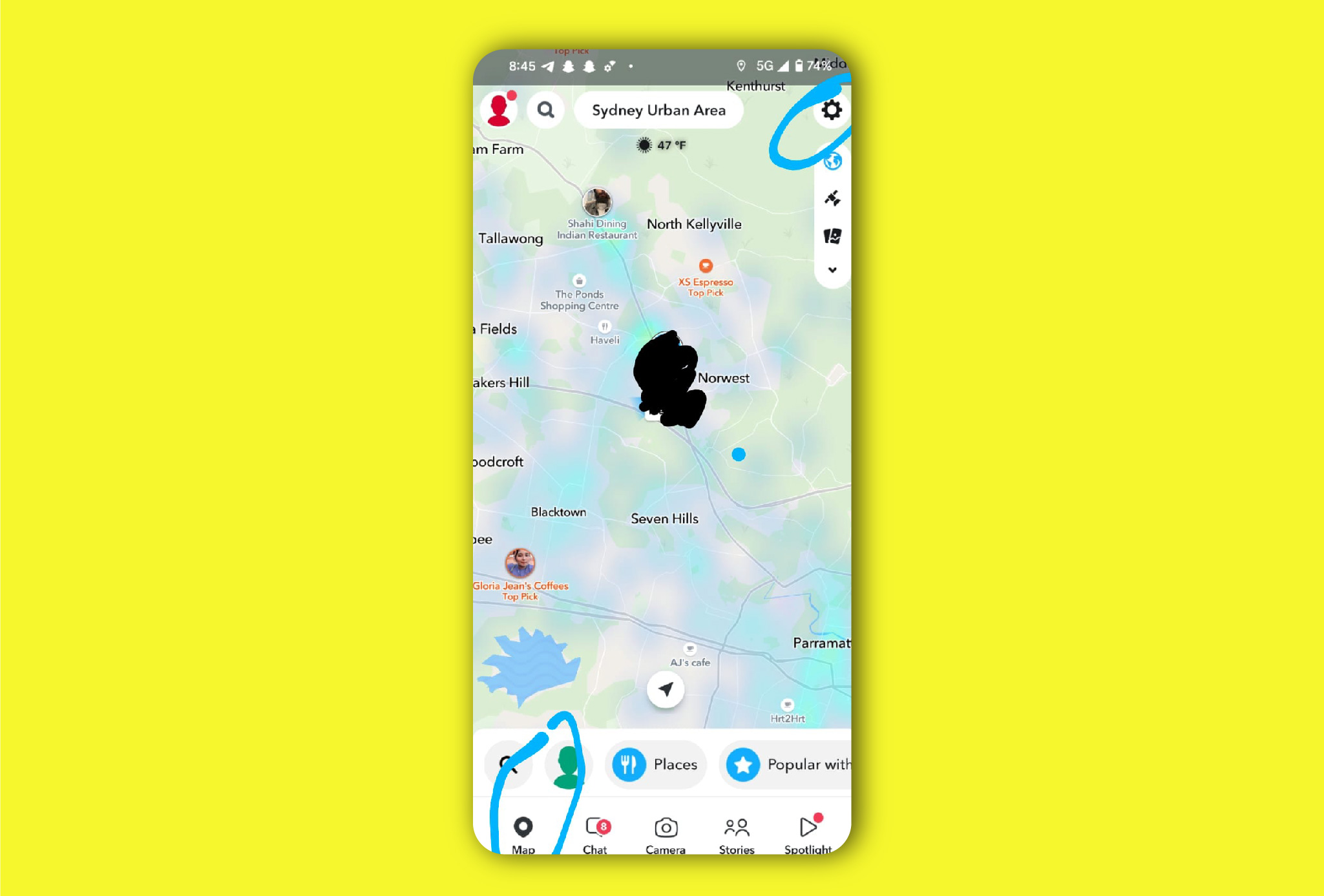 How to stop sharing your location on Snapchat